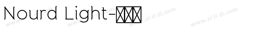 Nourd Light字体转换